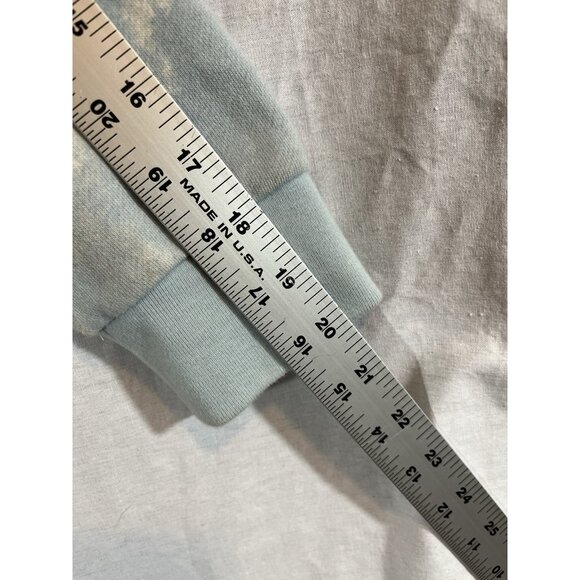 Adidas Juniors Lt Blue Hoodie 10/12 Medium Pullover - Picture 6 of 6